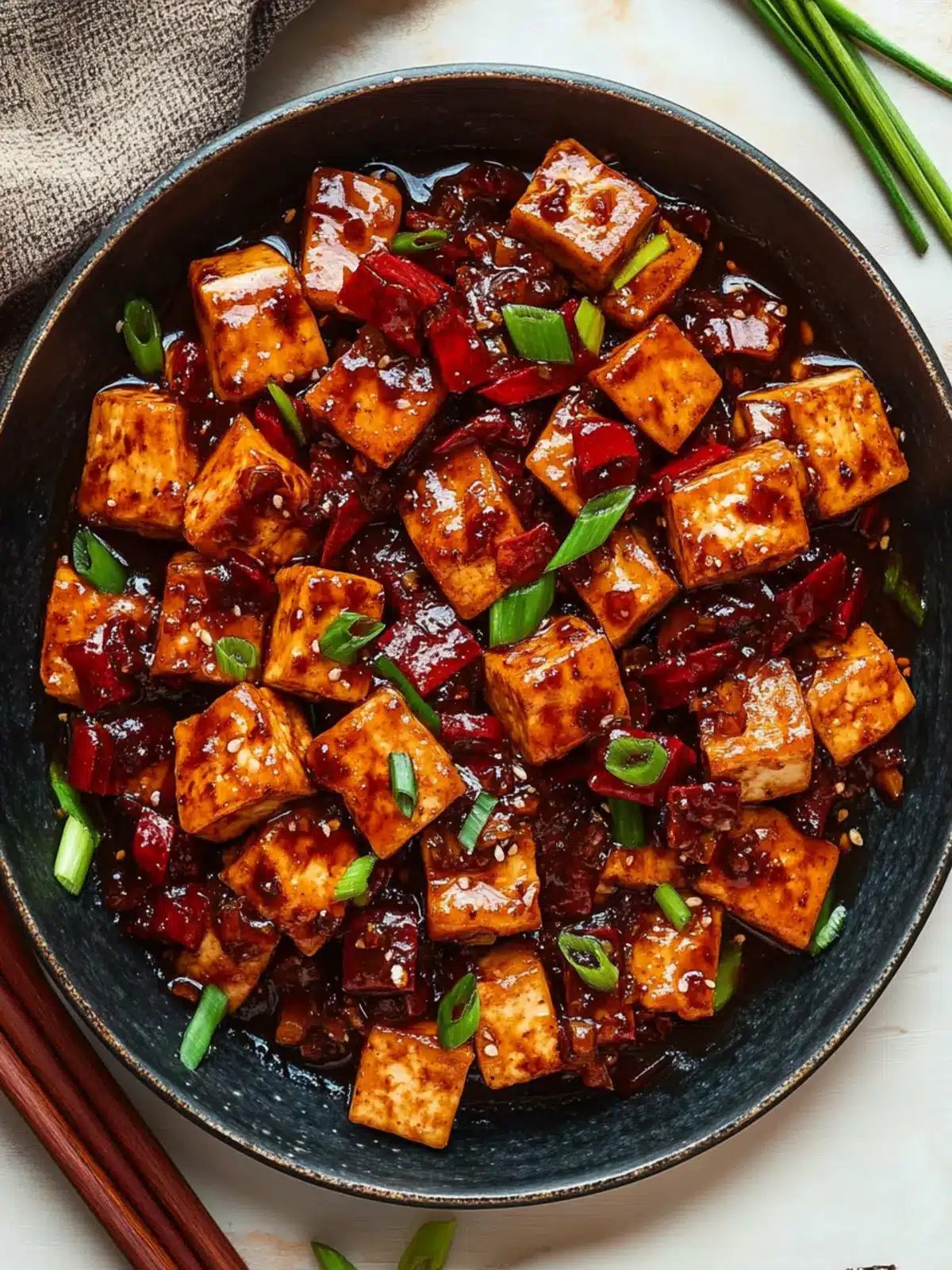 Crispy Szechuan Tofu That Bursts with Flavor and Heat Crispy Szechuan Tofu