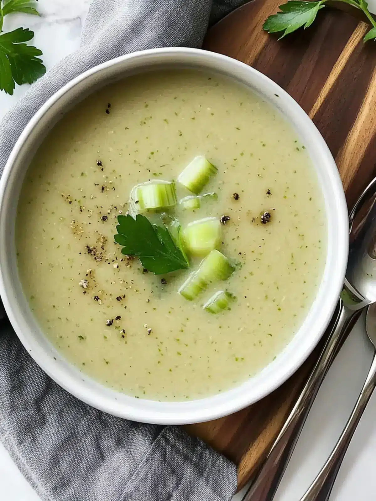 Delicious Paleo Cream of Celery Soup for Cozy Nights Paleo Cream of Celery Soup