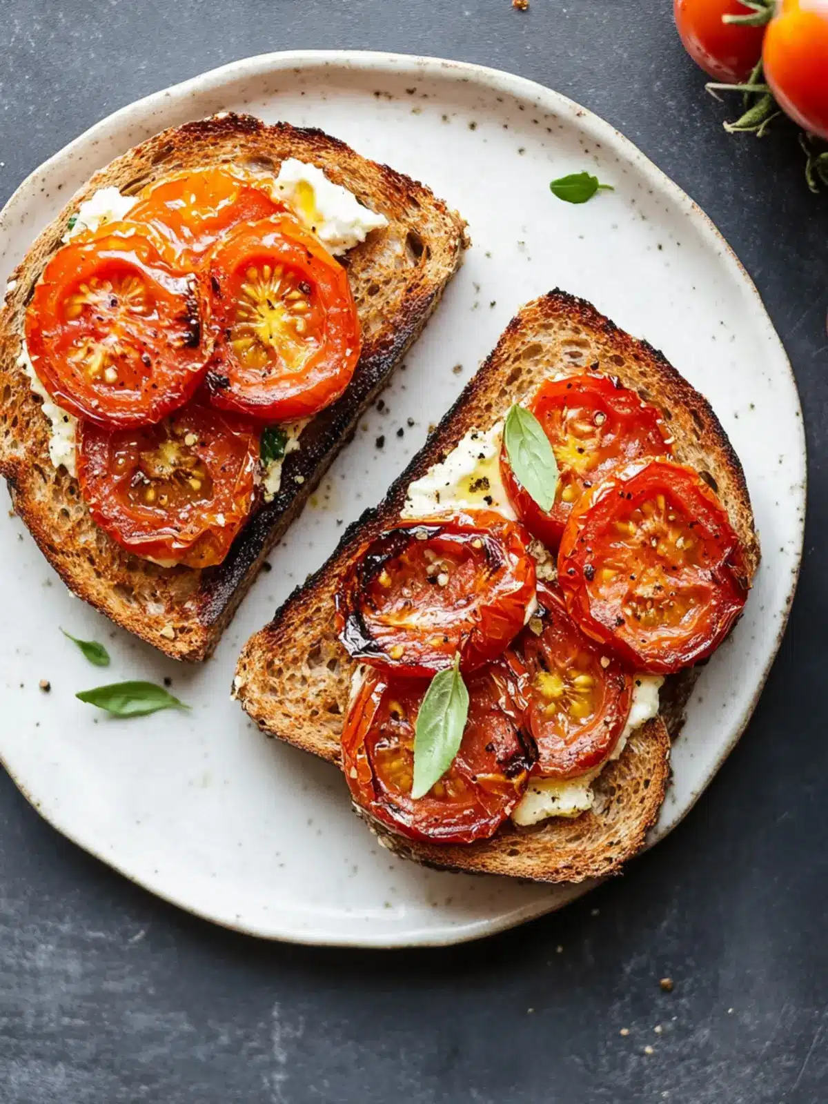 Delicious Roasted Tomato Sandwiches Perfect for Home Cooking Roasted Tomato Sandwiches