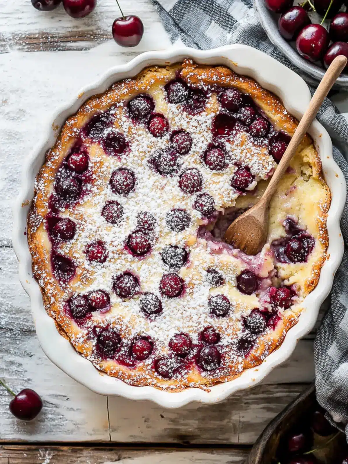Delicious Cherry Clafoutis: A Sweet French Dessert Delight Cherry Clafoutis