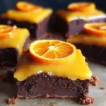Raw Chocolate Orange Frosted Brownies
