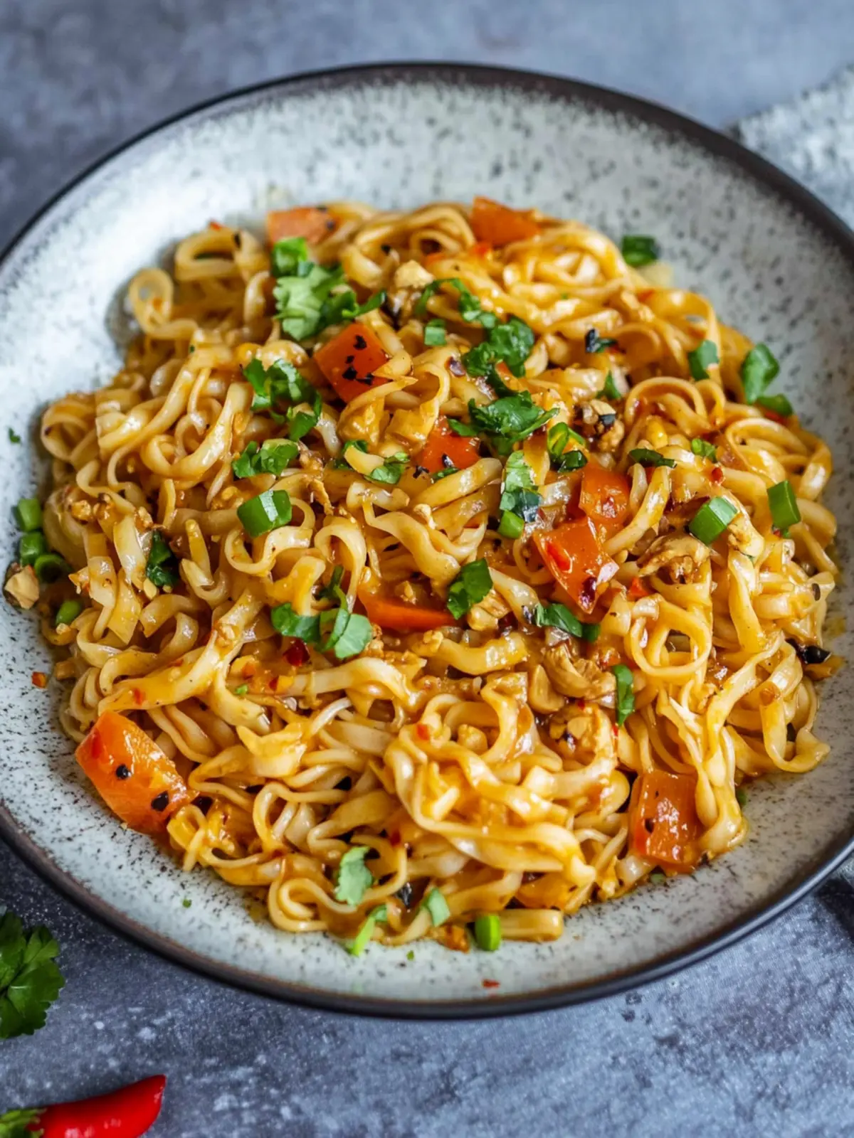 Delicious Curry and Pepper Noodles Ready in Just 15 Minutes Curry and Pepper Noodles