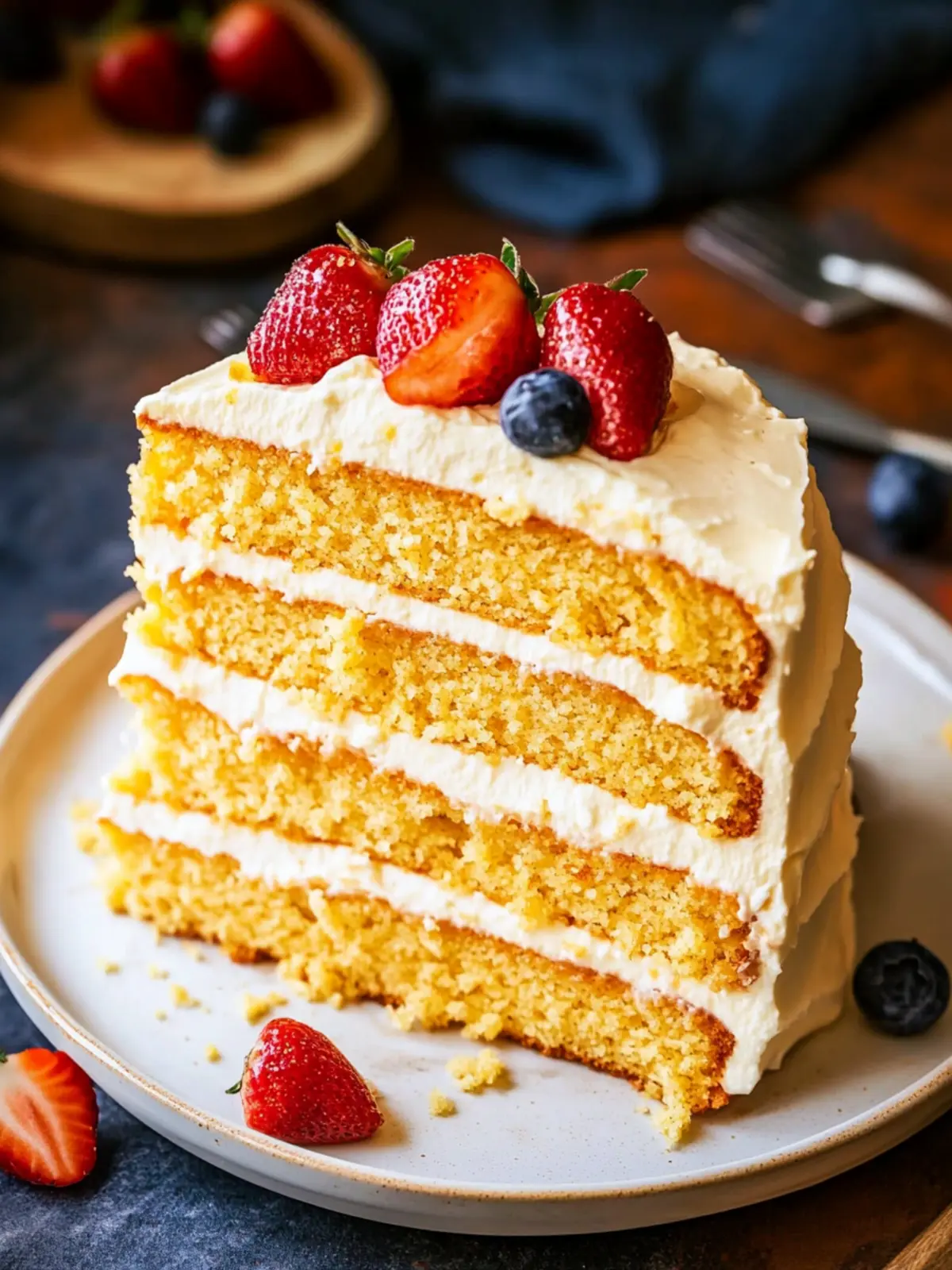 Layered Cornbread Cake