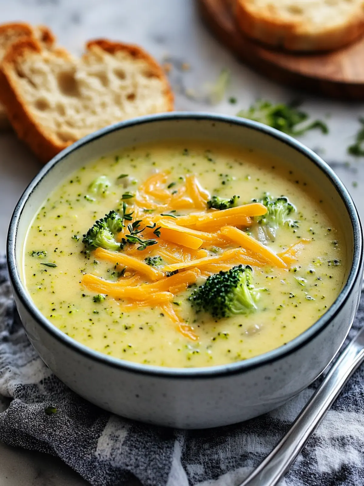 Creamy Broccoli Cheddar Soup in Just 15 Minutes Broccoli Cheddar Soup