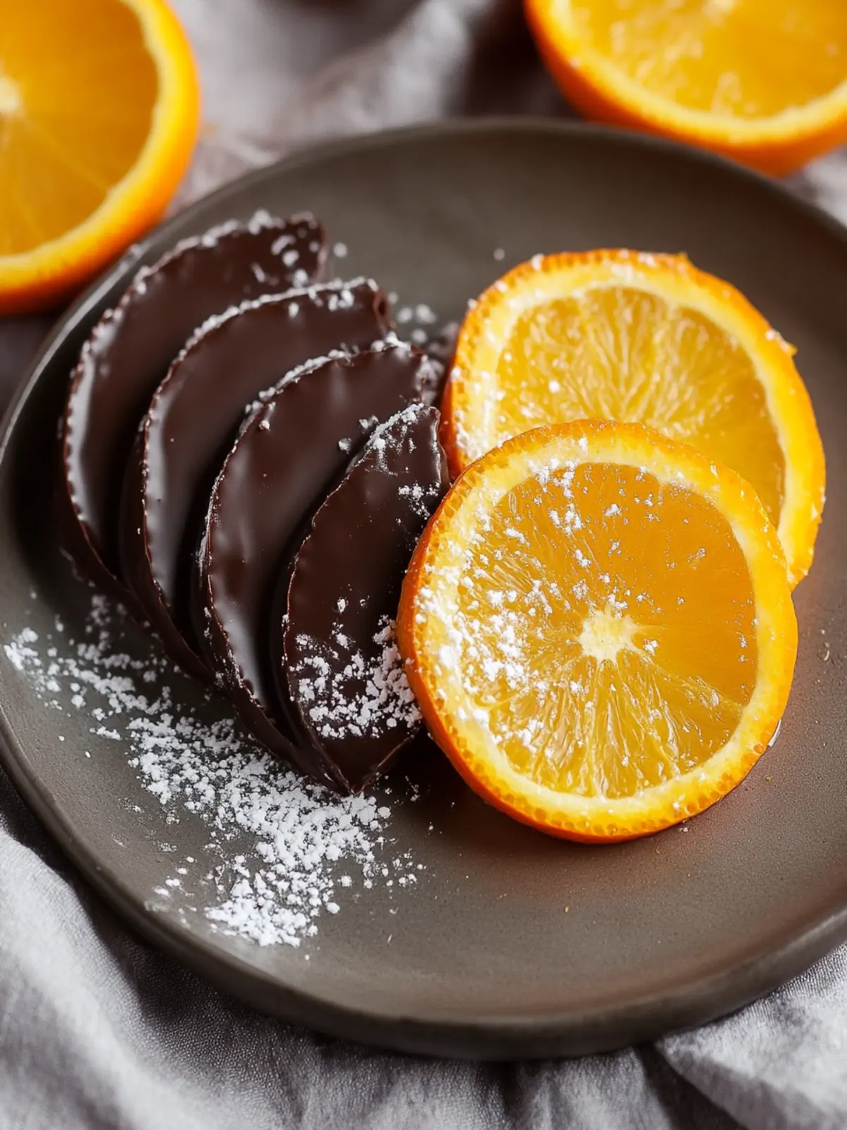 Delicious Candied Oranges Dipped in Chocolate Bliss Candied Oranges Dipped in Chocolate