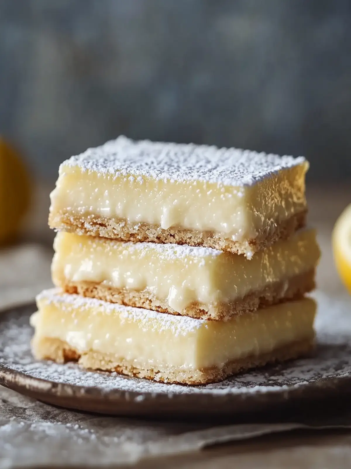 Vanilla Custard Cream Squares