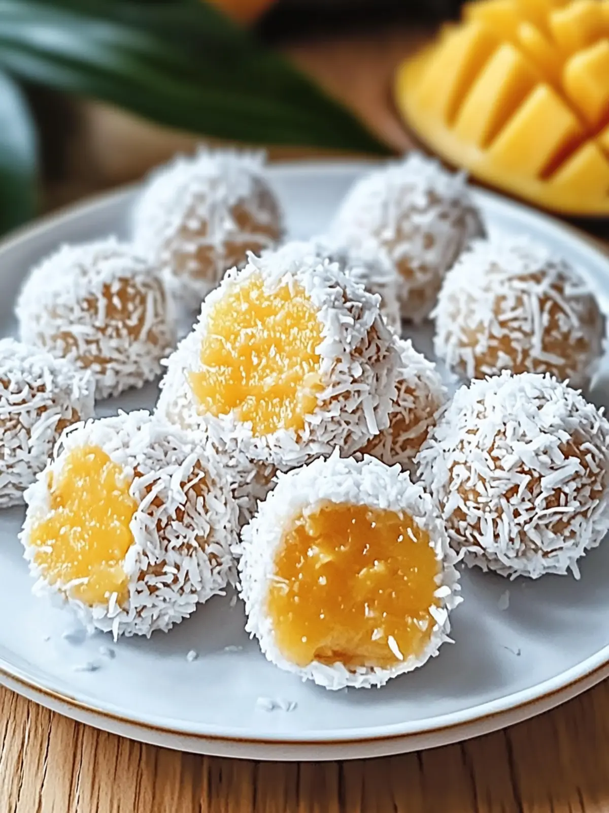 Delicious Coconut Mango Bliss Balls for Your Sweet Cravings Coconut Mango Bliss Balls