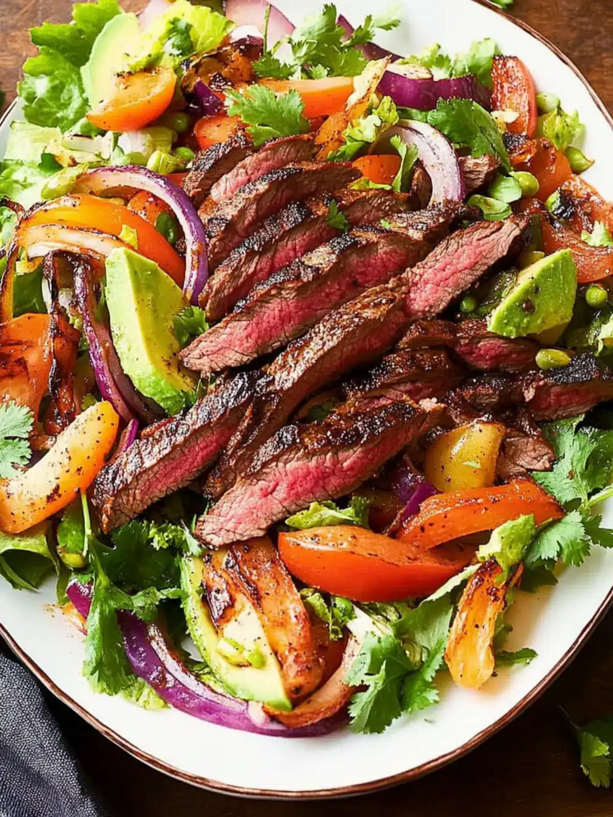Savor the Flavor: Easy Fajita Steak Salad Recipe Fajita Steak Salad