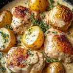 Delicious Chicken and Potatoes with Dijon Cream Sauce Adventure Chicken and Potatoes with Dijon Cream Sauce