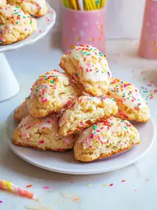 Delightful Birthday Cake Scones Ready in Just 40 Minutes Birthday Cake Scones