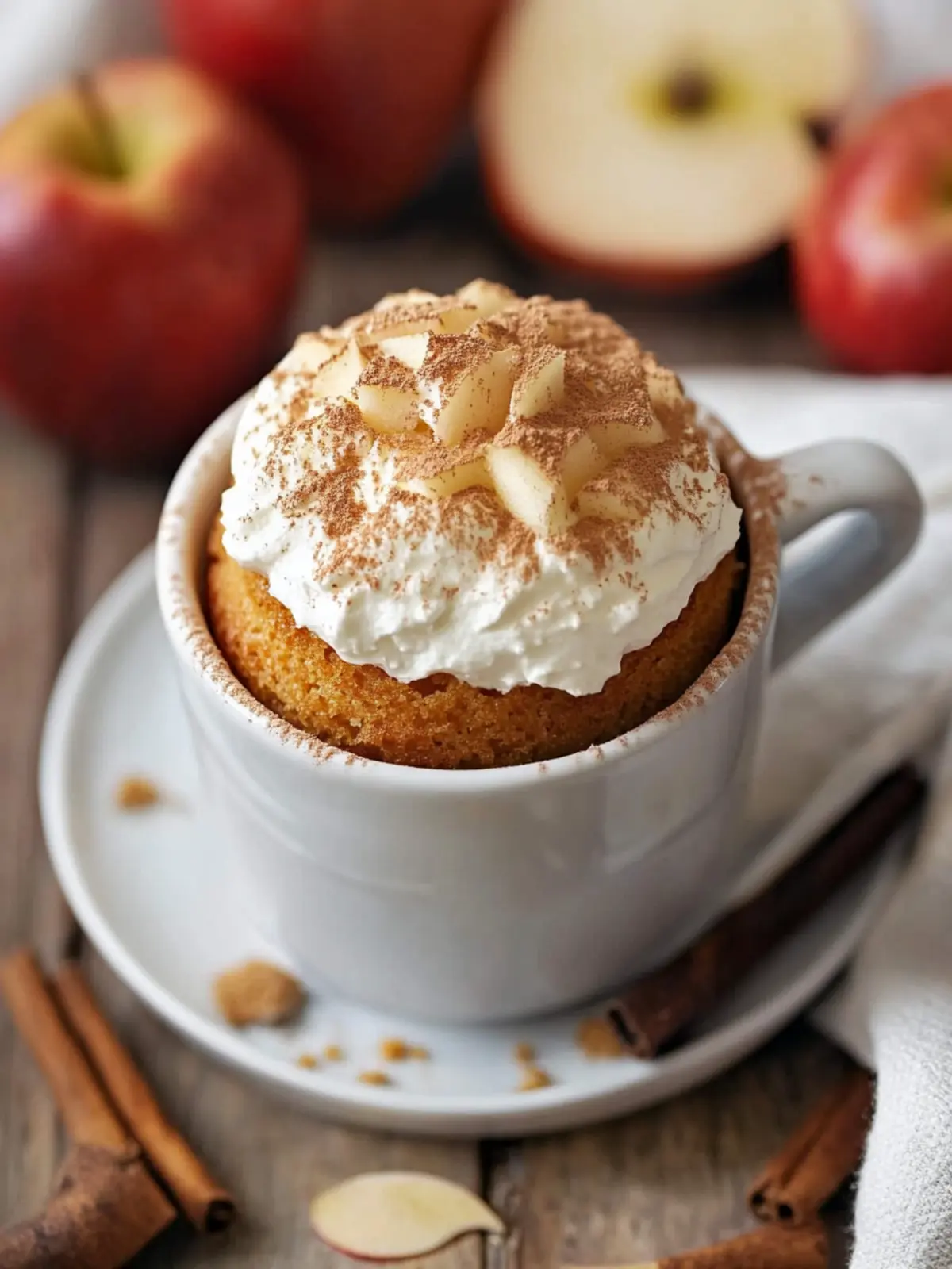 Delicious Apple Mug Cake in Just 4 Minutes You'll Love Apple Mug Cake