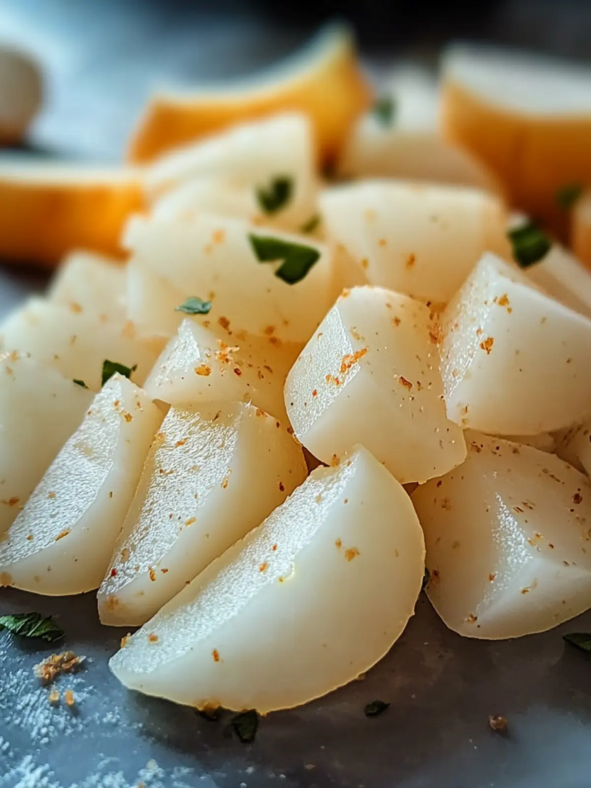 Sliced Jicama