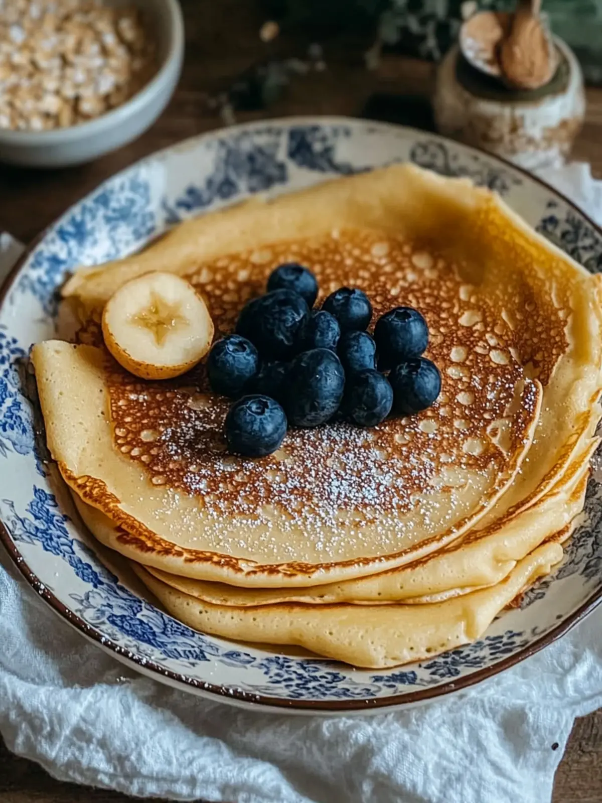 Oatmeal Crepes