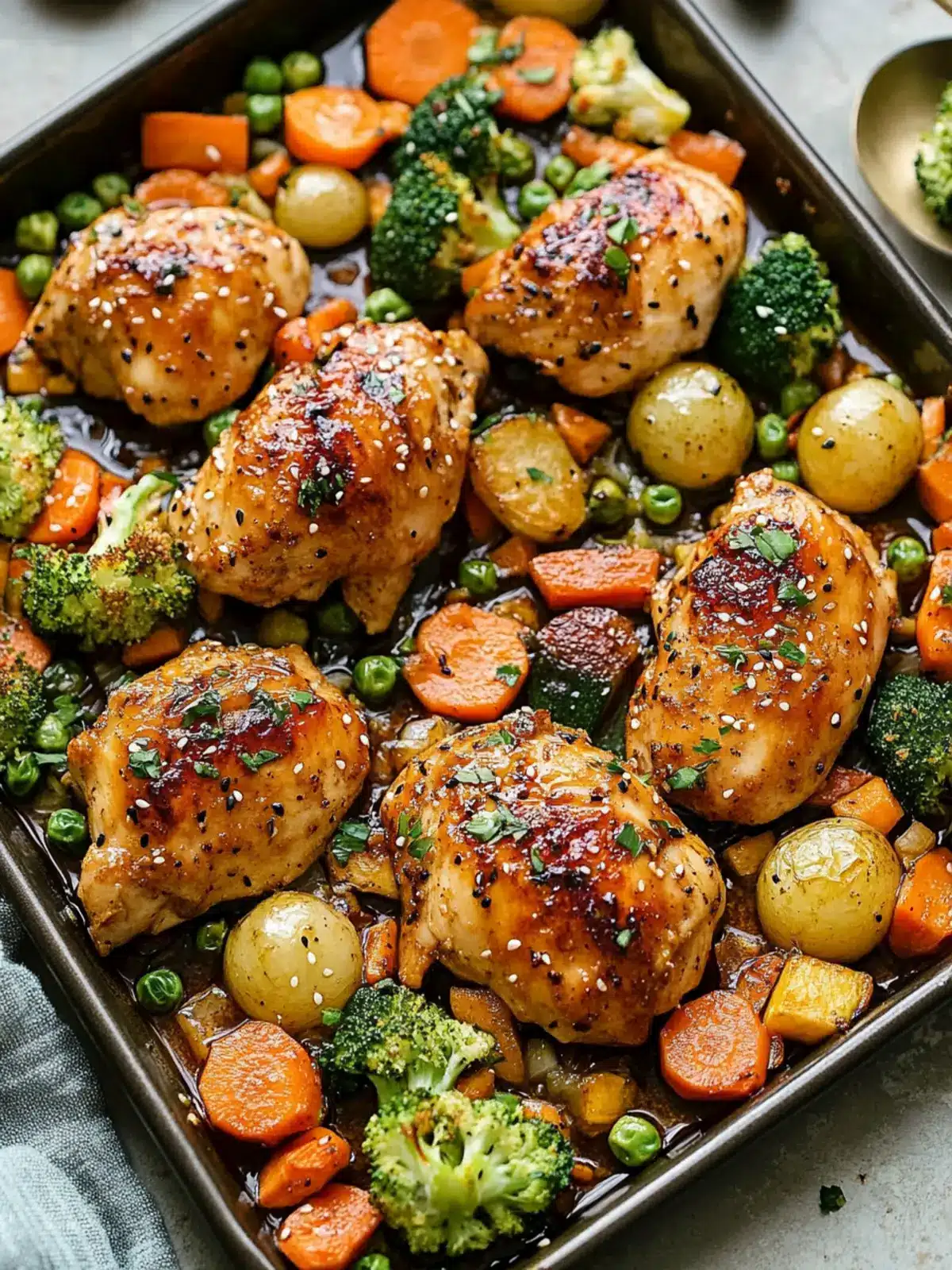 Delicious Sheet Pan Teriyaki Chicken with Veggies Made Easy Sheet Pan Teriyaki Chicken with Veggies