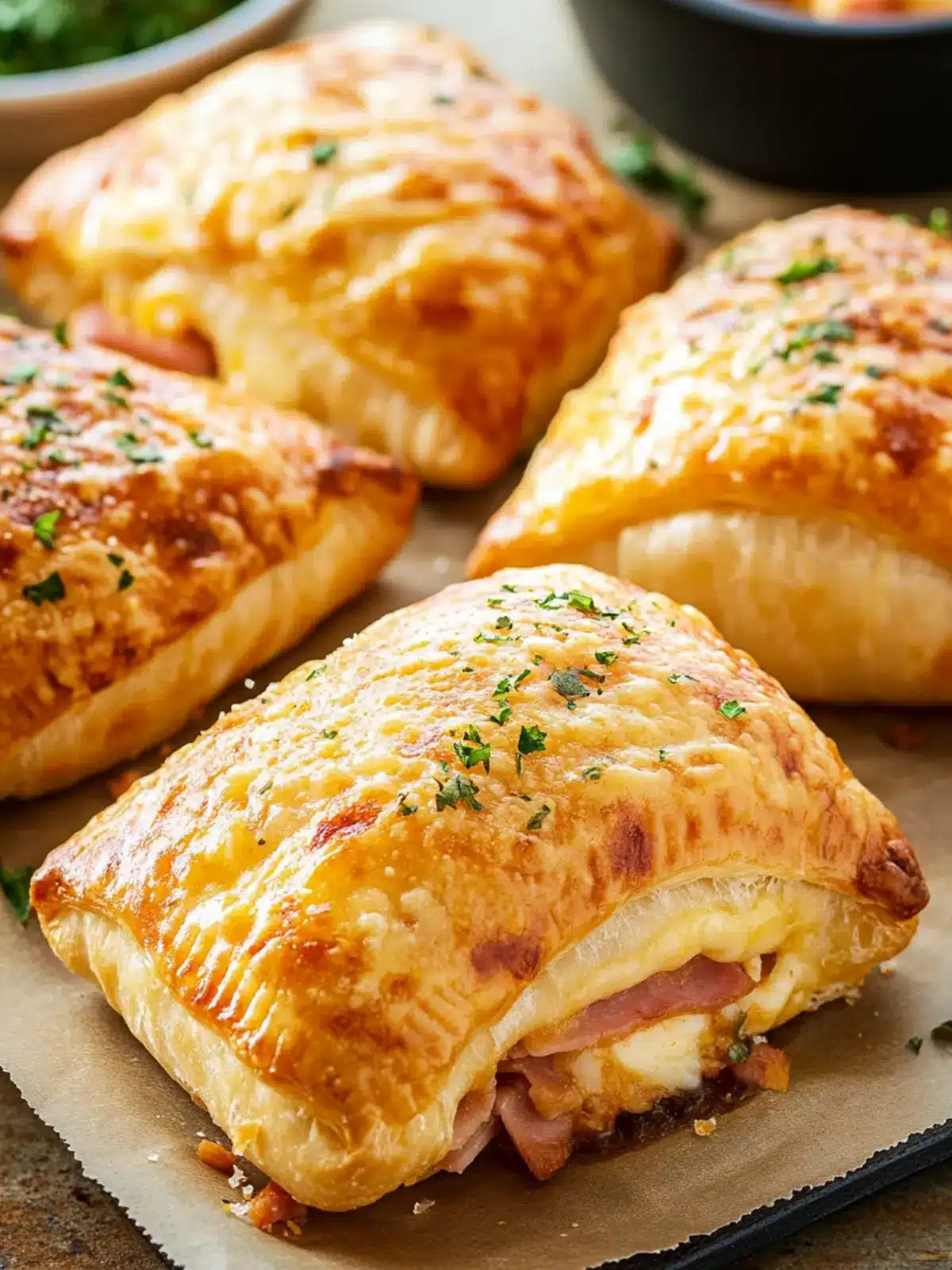 Delicious Homemade Ham and Cheese Pockets You'll Love Homemade Ham and Cheese Pockets
