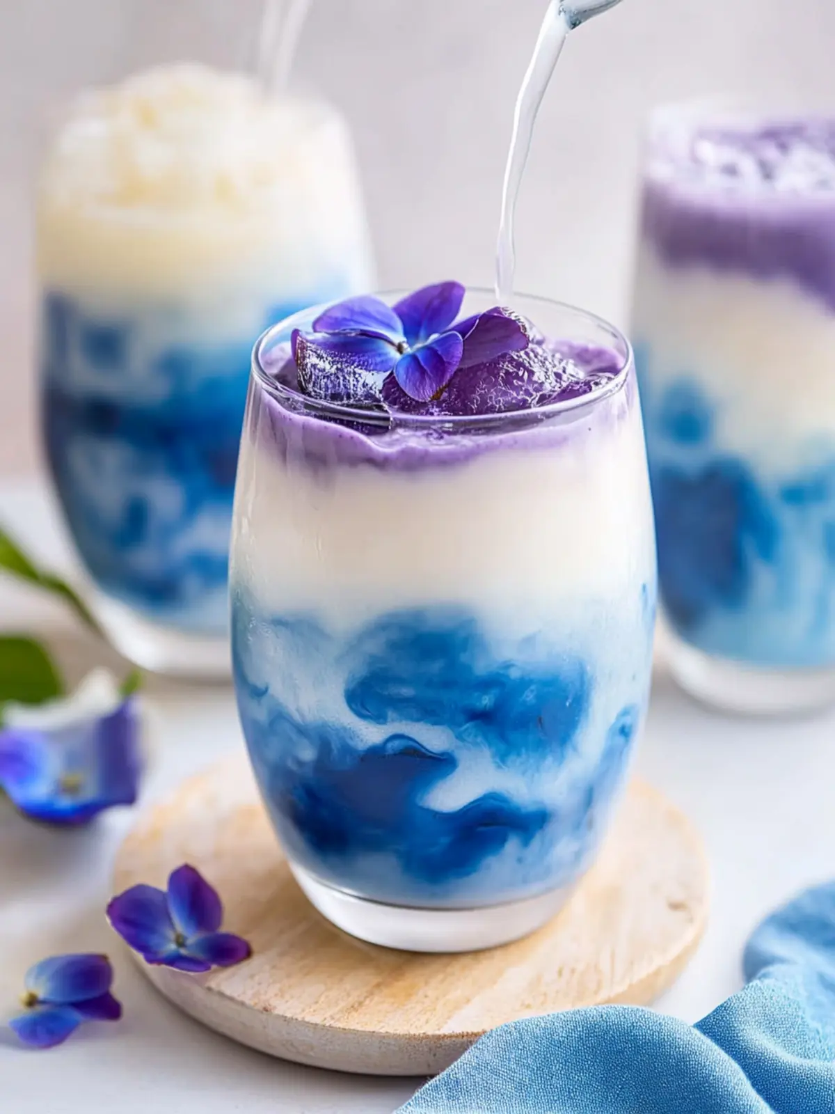 Delicious Butterfly Pea Milk Tea Latte to Brighten Your Day Butterfly Pea Milk Tea