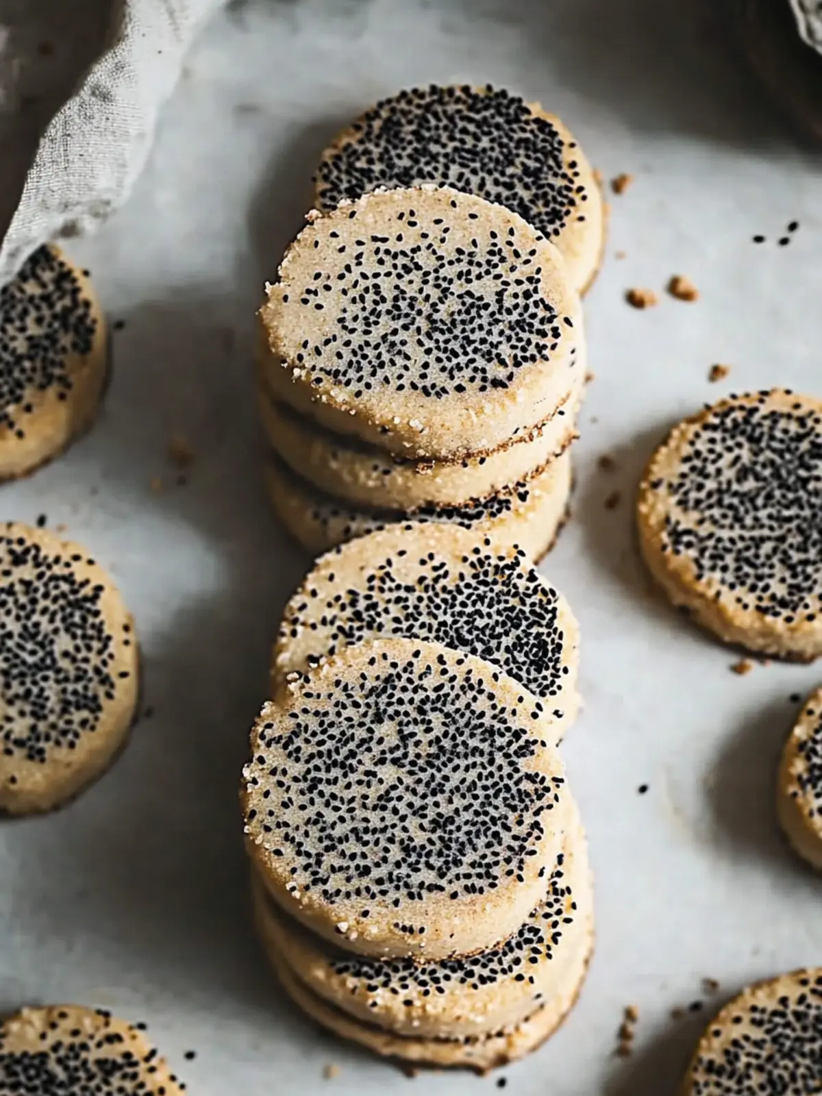 Nutty Black Sesame Shortbread You'll Crave Again and Again Nutty Black Sesame Shortbread