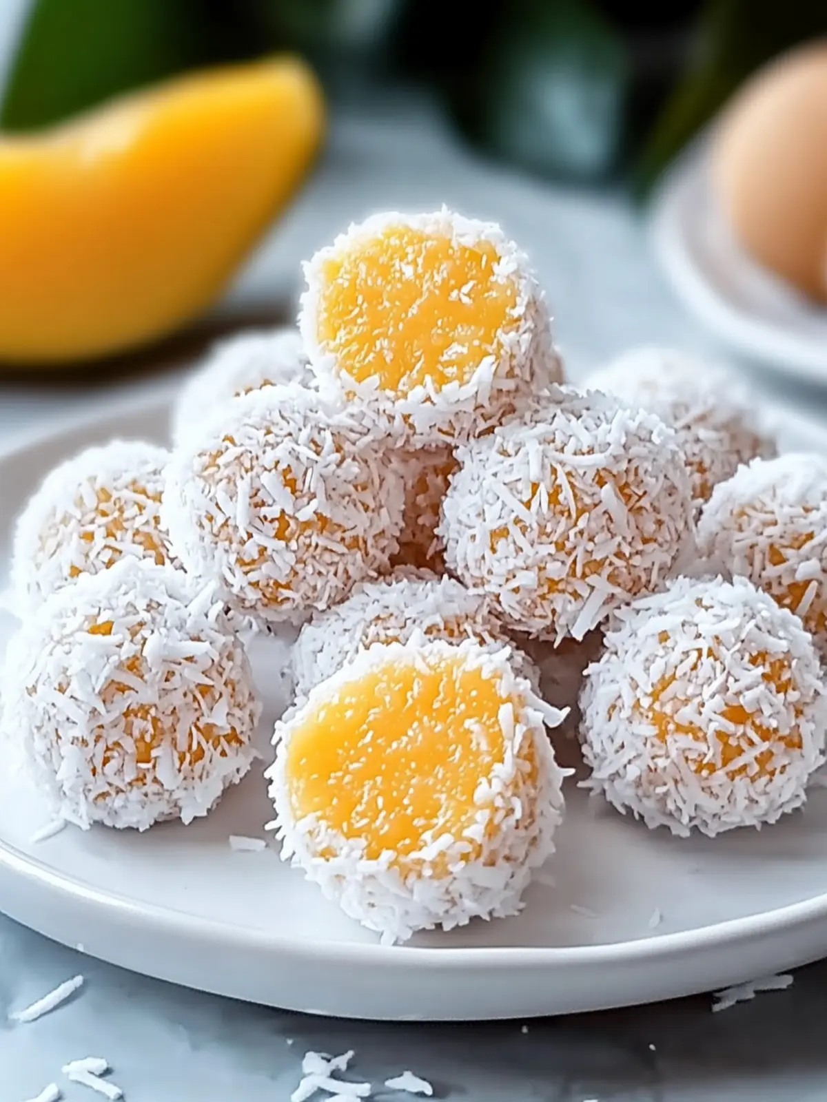 Delicious Coconut Mango Bliss Balls for Your Sweet Cravings Coconut Mango Bliss Balls