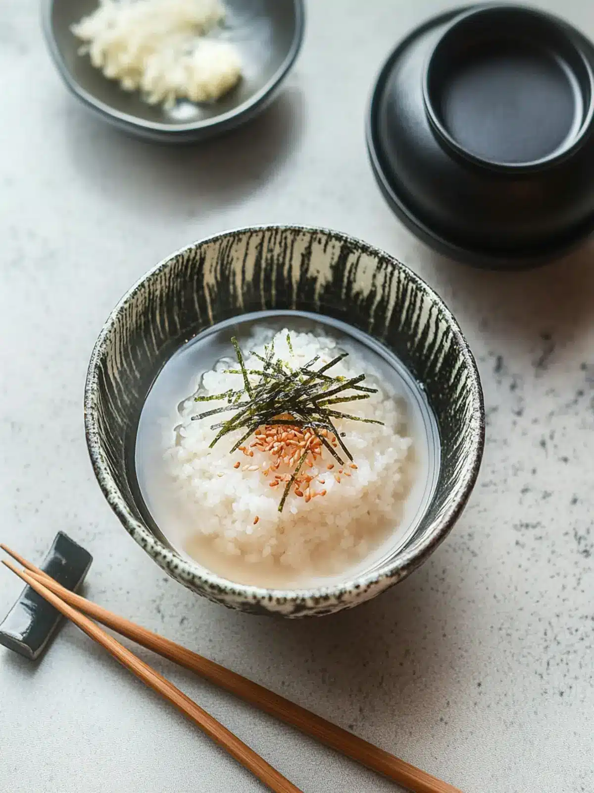 Delicious Japanese Rice Tea Soup for a Cozy Meal Experience Japanese Rice Tea Soup