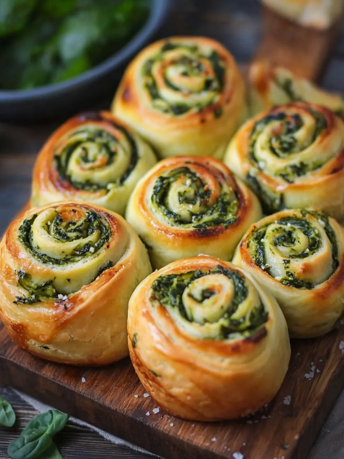 Spinach and Ricotta Rolls