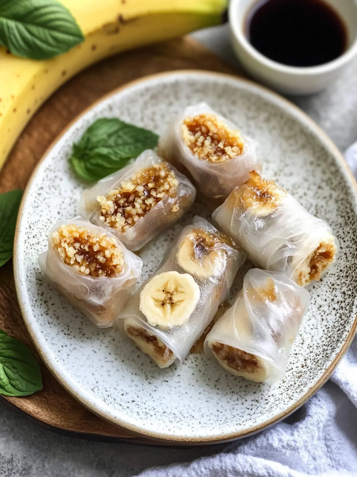 Delicious Caramelized Banana Crispy Rice Paper Rolls to Savor Caramelized Banana Crispy Rice Paper Rolls