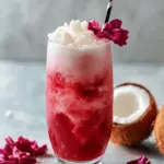 Coconut Hibiscus Breeze Mocktail