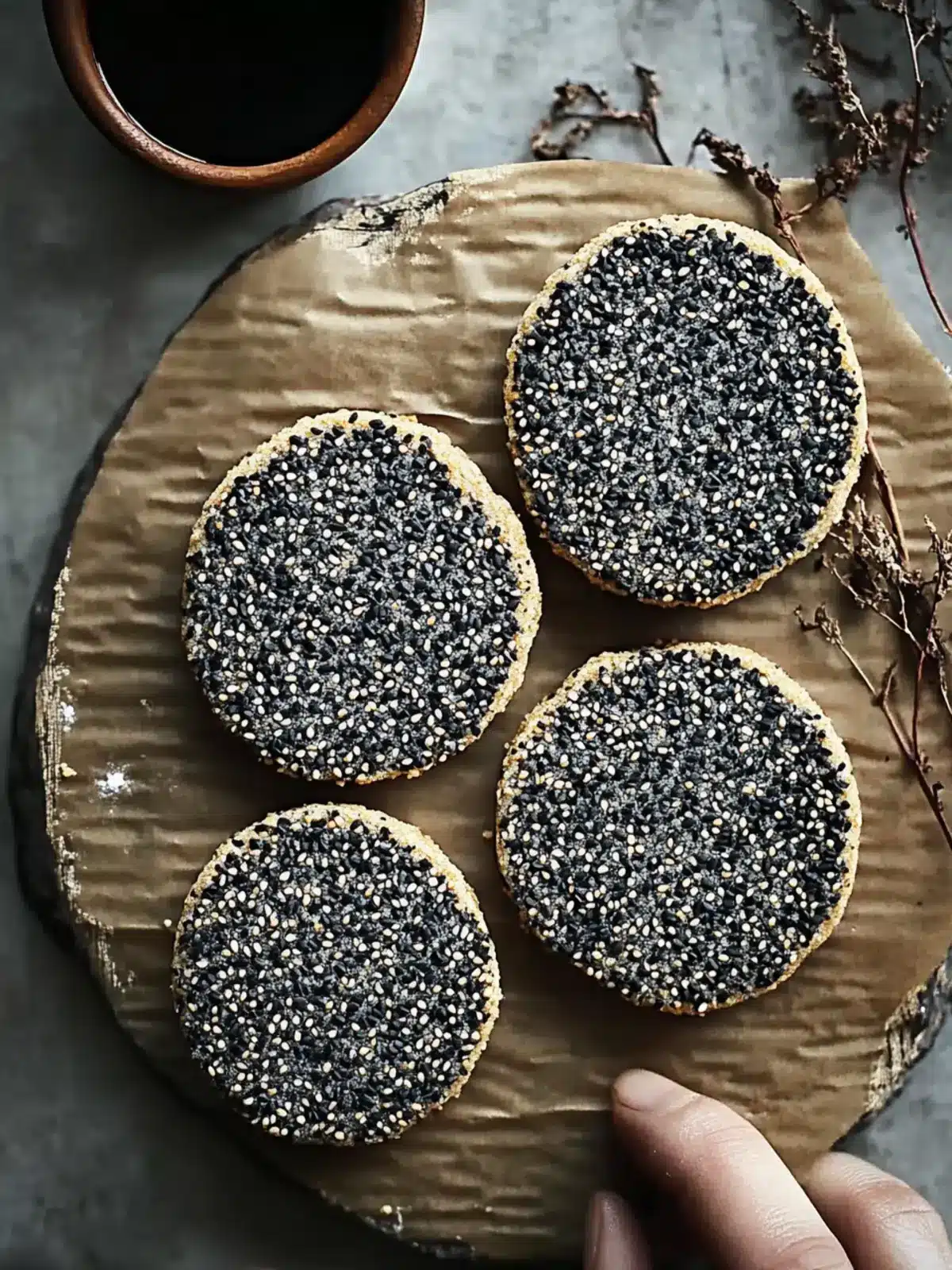 Nutty Black Sesame Shortbread You'll Crave Again and Again Nutty Black Sesame Shortbread