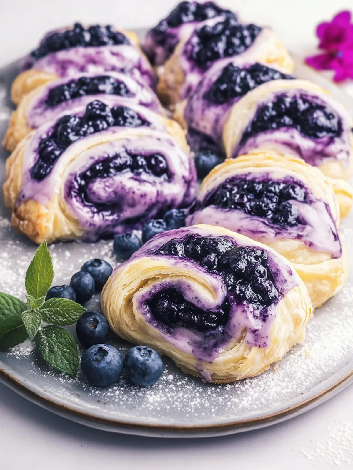 Delicious Vegan Danish with Blueberry Filling You’ll Love Vegan Danish with Blueberry Filling