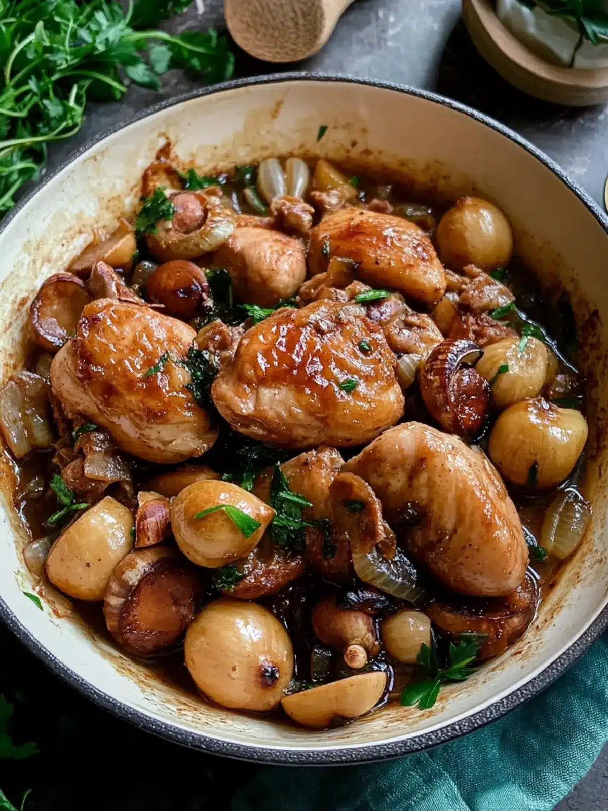 Deliciously Tender Braised Chestnut Chicken for Cozy Nights Braised Chestnut Chicken