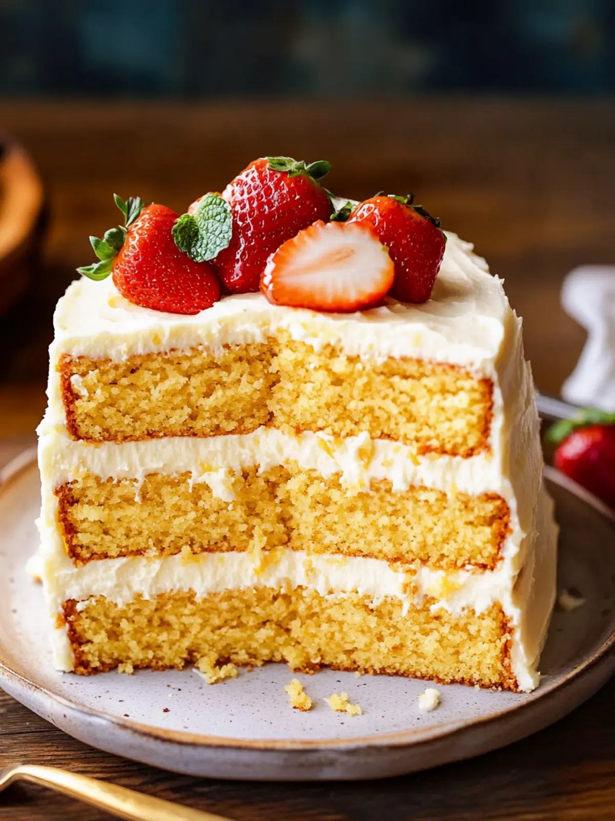 Layered Cornbread Cake