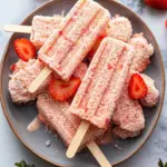 Sweet Strawberry Shortcake Popsicle Bars for Summer Bliss Strawberry Shortcake Popsicle Bars