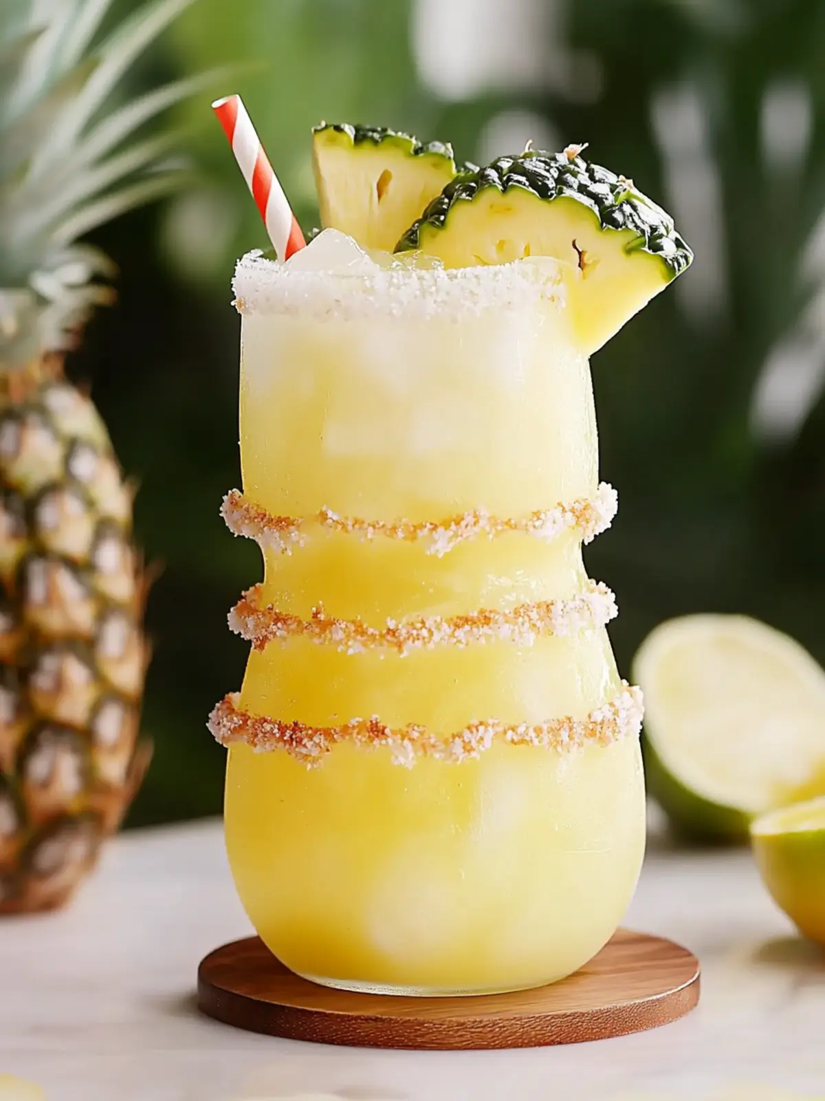 Refreshing Non Alcoholic Piña Colada Punch for Easy Sipping Non Alcoholic Piña Colada Punch