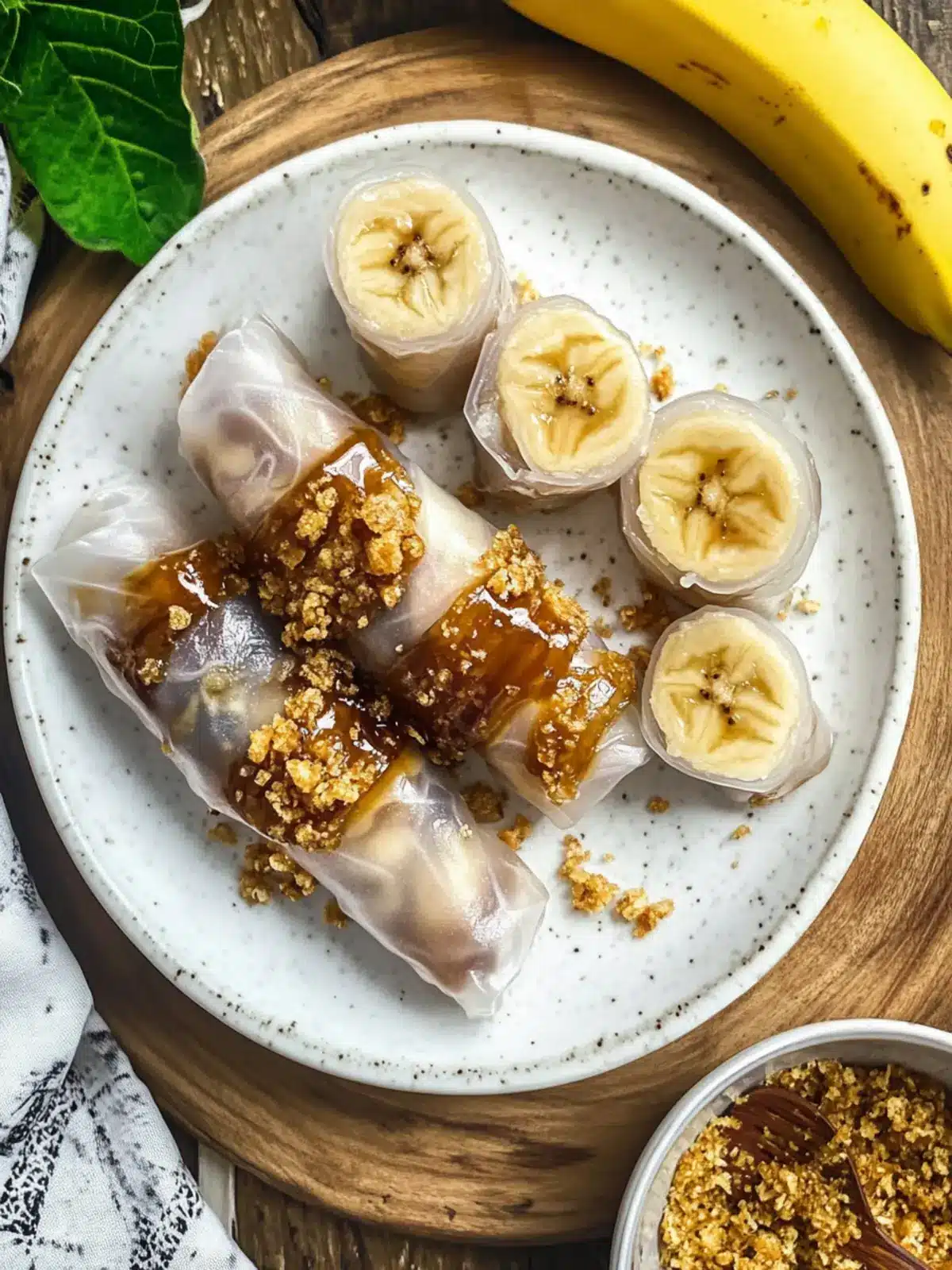 Delicious Caramelized Banana Crispy Rice Paper Rolls to Savor Caramelized Banana Crispy Rice Paper Rolls