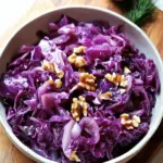 Braised Red Cabbage with Walnuts