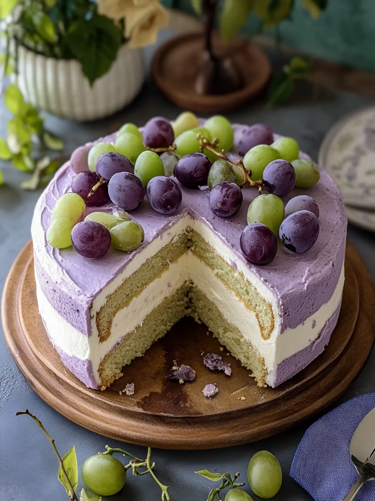 Jasmine Grape Cake