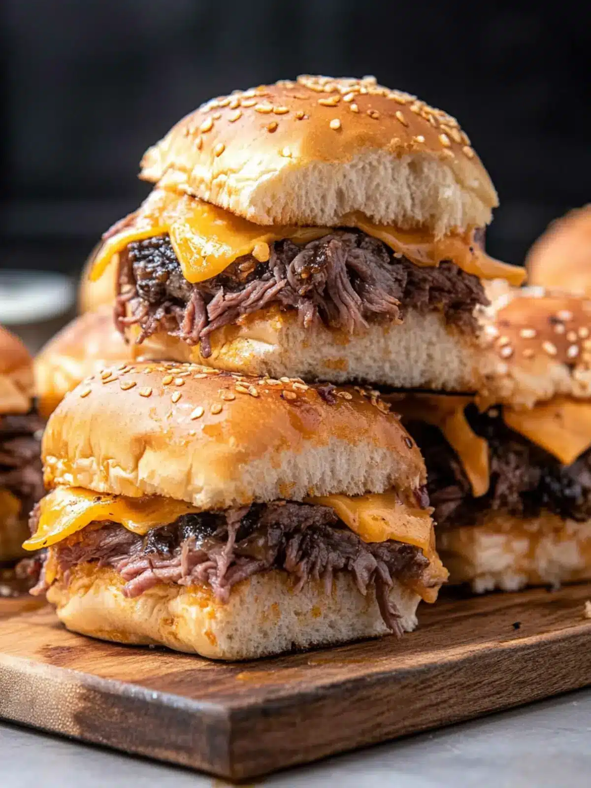 Savor the Flavor with Easy Roast Beef and Cheddar Sliders Roast Beef and Cheddar Sliders