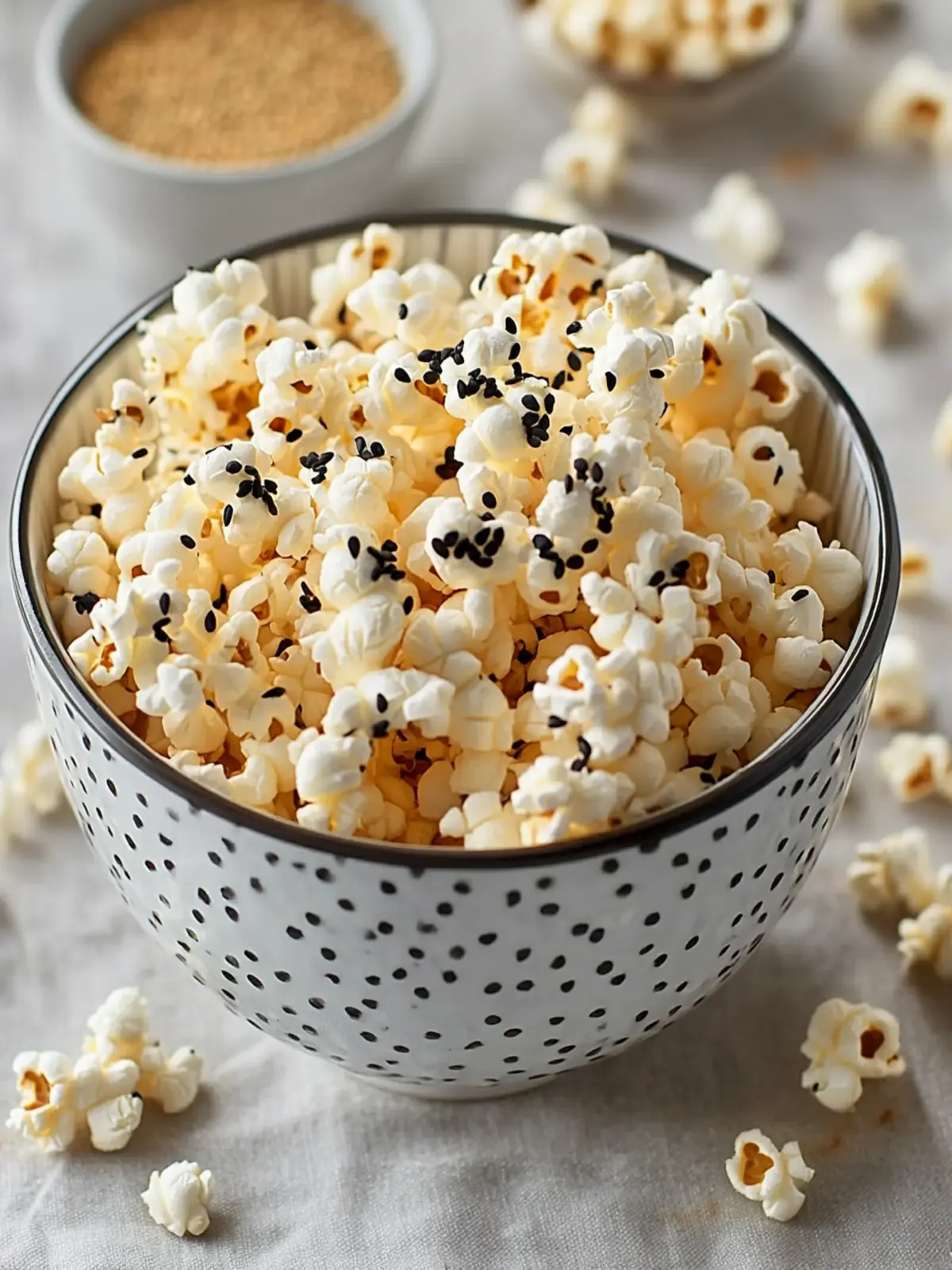 Irresistible Miso Butter and Black Sesame Popcorn Recipe Miso Butter and Black Sesame Popcorn