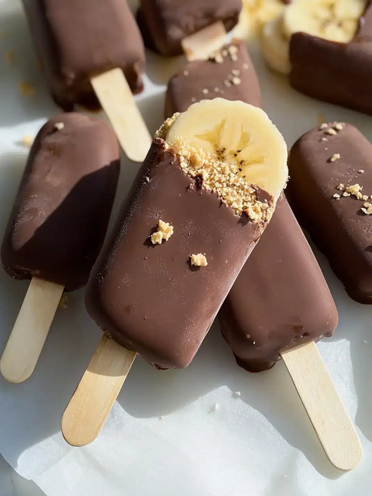 Delicious Chocolate Covered Banana Ice Cream Bars You’ll Love Chocolate Covered Banana Ice Cream Bars