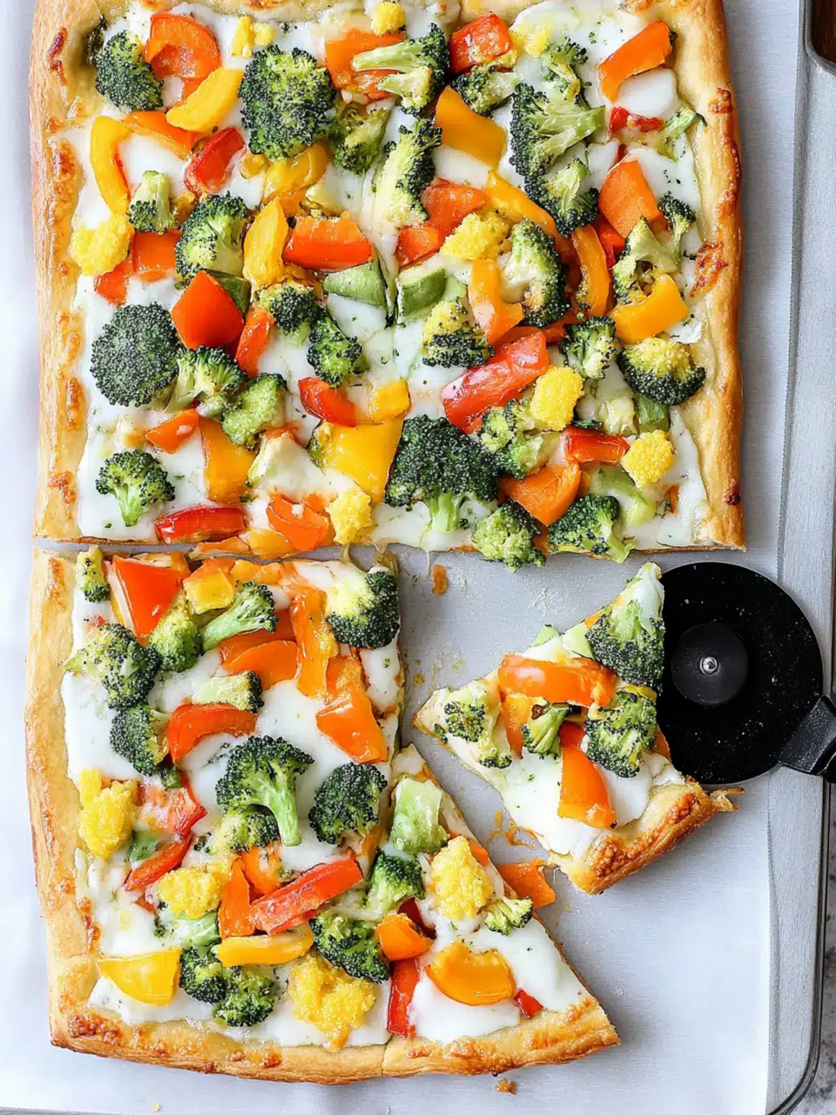 Delightful Crescent Roll Veggie Pizza for Quick Family Meals Crescent Roll Veggie Pizza