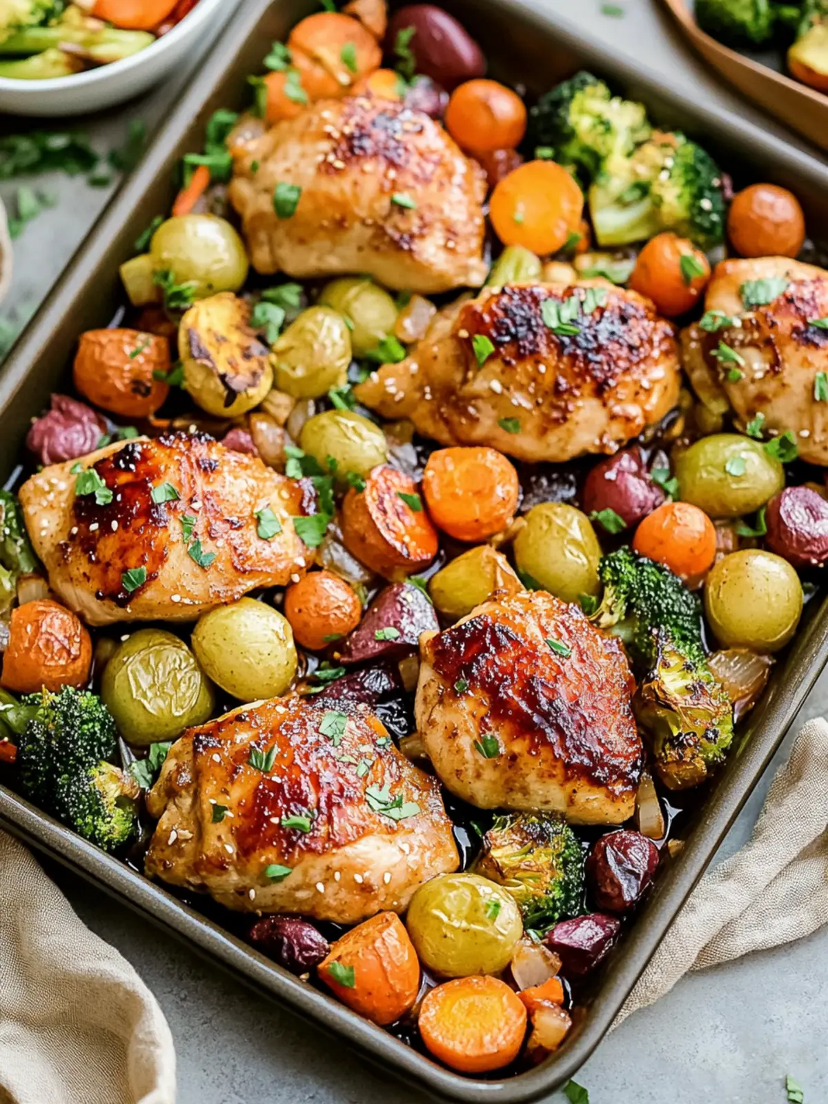 Delicious Sheet Pan Teriyaki Chicken with Veggies Made Easy Sheet Pan Teriyaki Chicken with Veggies