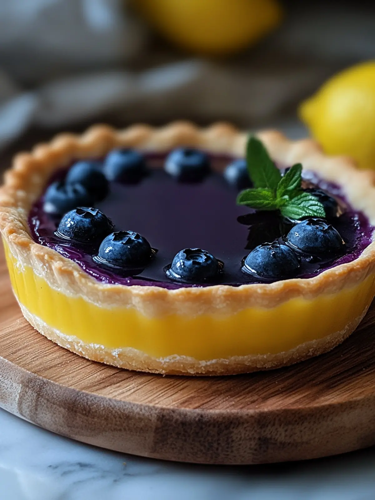 Irresistible Blueberry–Lemon Curd Tart to Sweeten Your Day Blueberry–Lemon Curd Tart