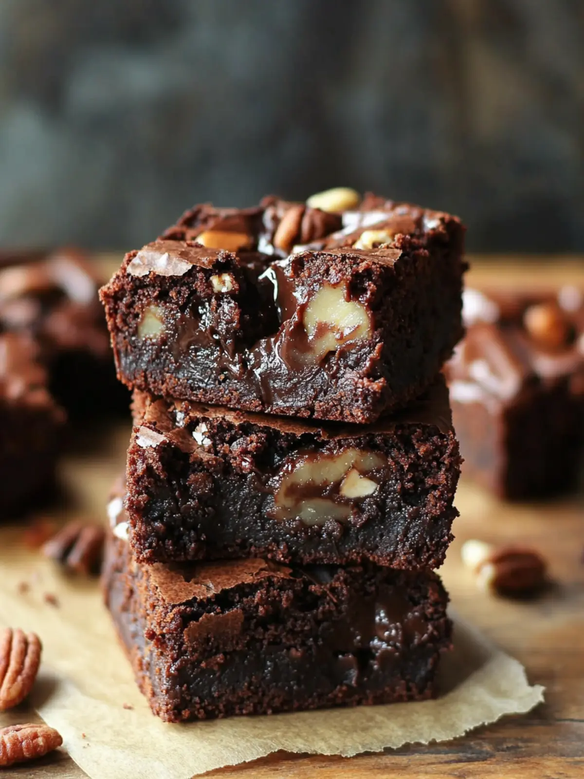 Decadent Refined-Sugar-Free Turtle Brownies You'll Love Refined-Sugar-Free Turtle Brownies