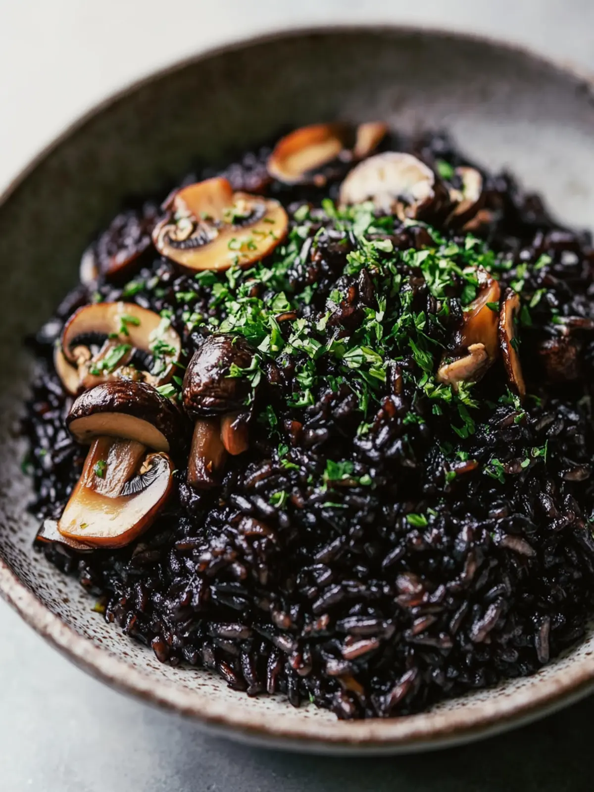 Haitian Black Mushroom Rice