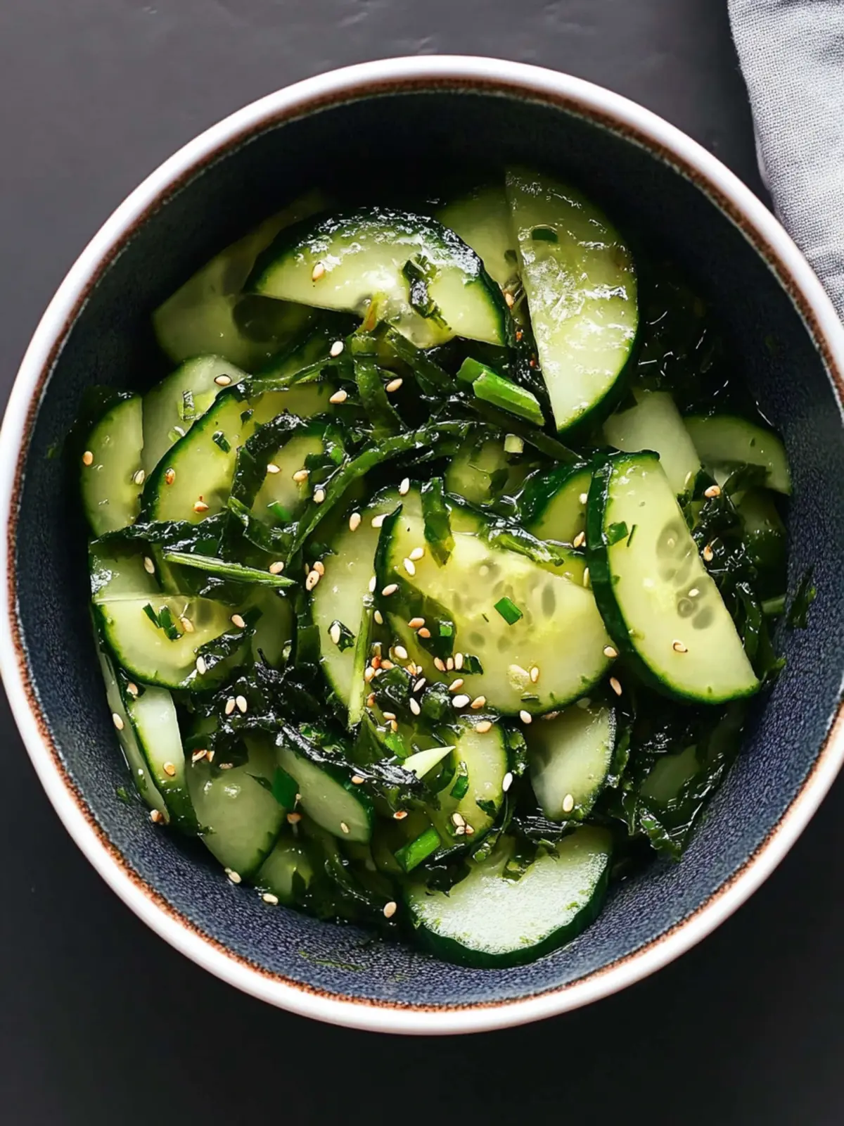 Japanese Cucumber and Seaweed Salad