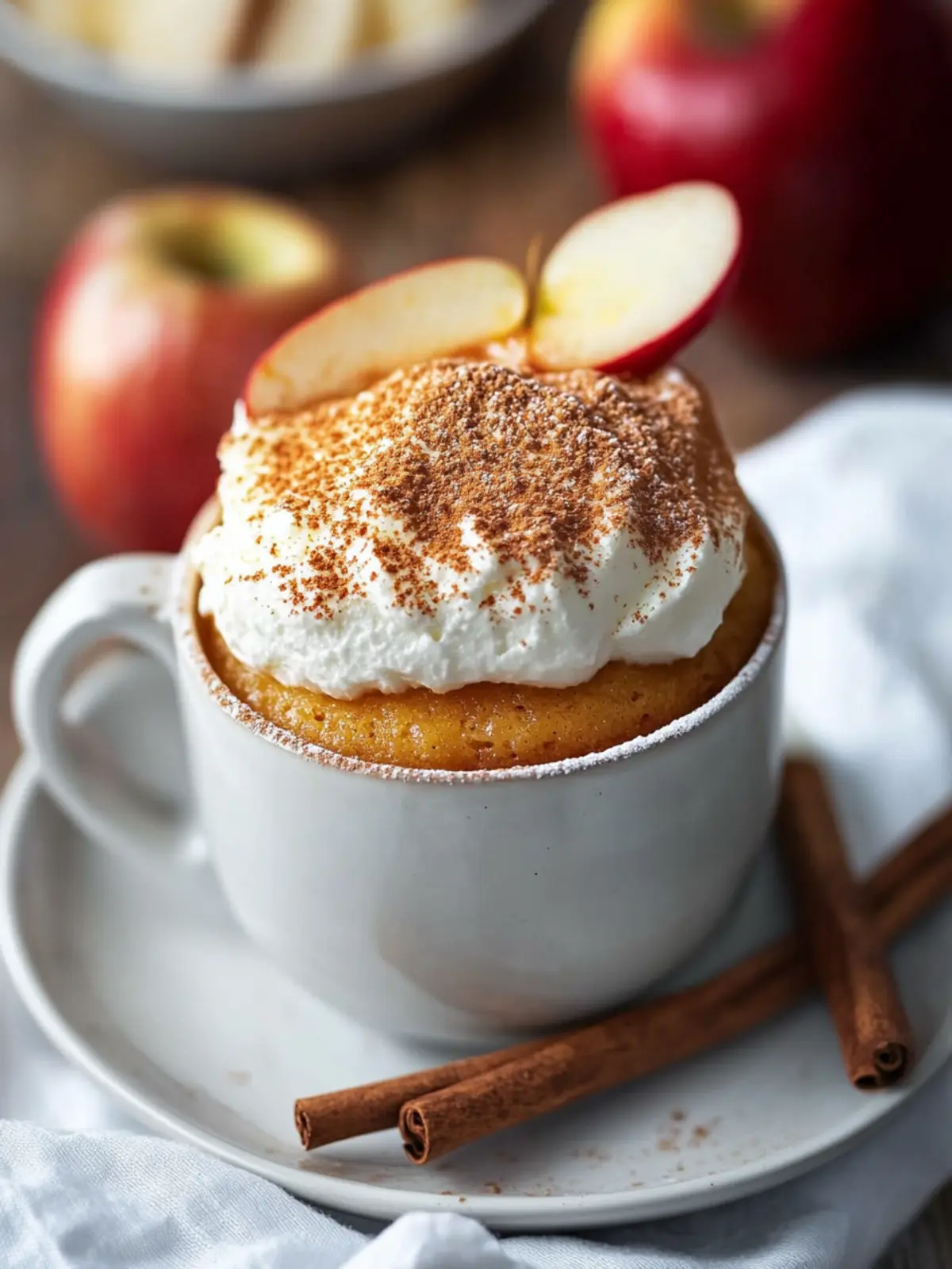 Delicious Apple Mug Cake in Just 4 Minutes You'll Love Apple Mug Cake