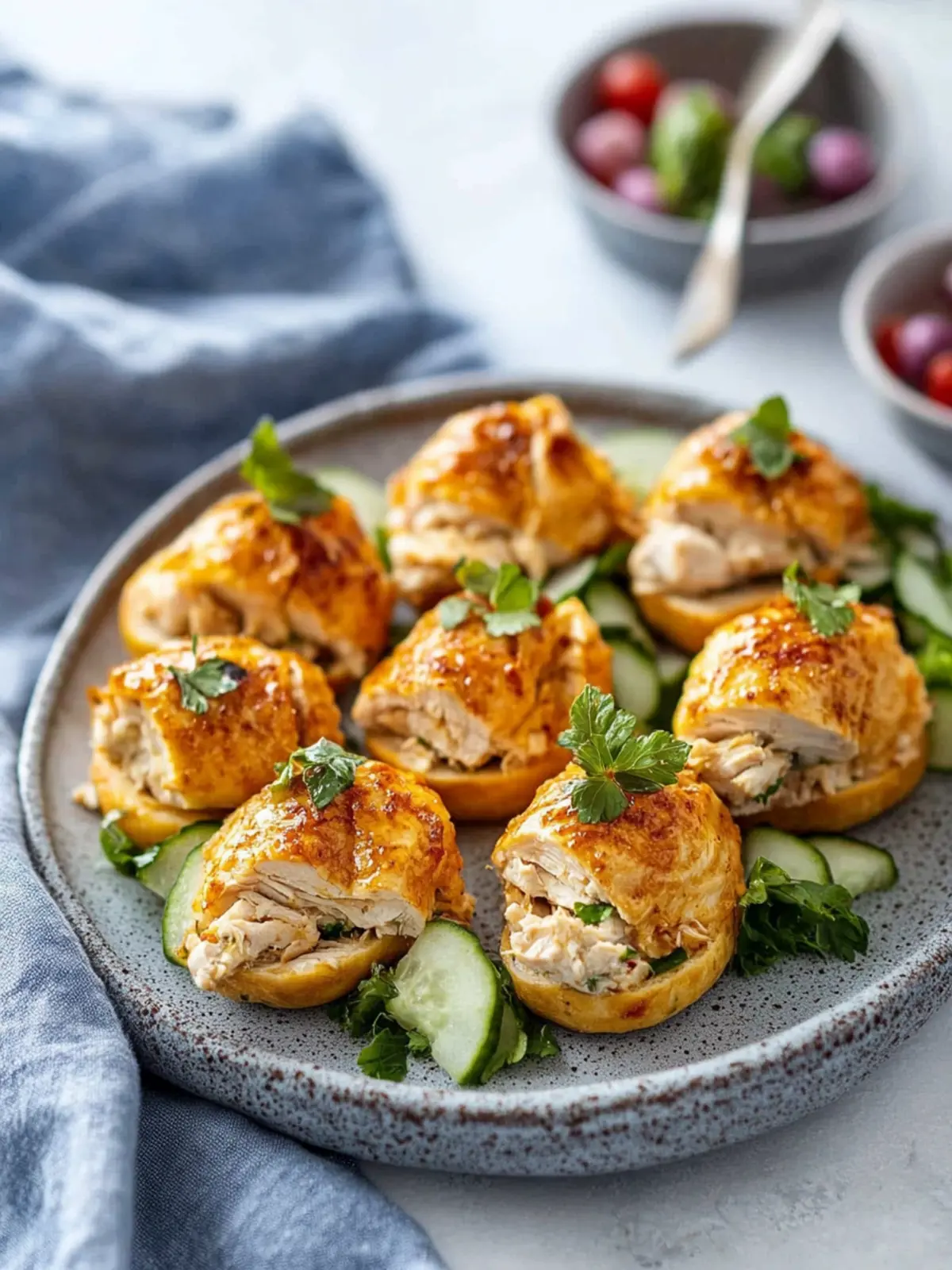 Savory Chicken Bouchees: Irresistibly Crispy and Creamy Snacks Chicken Bouchees