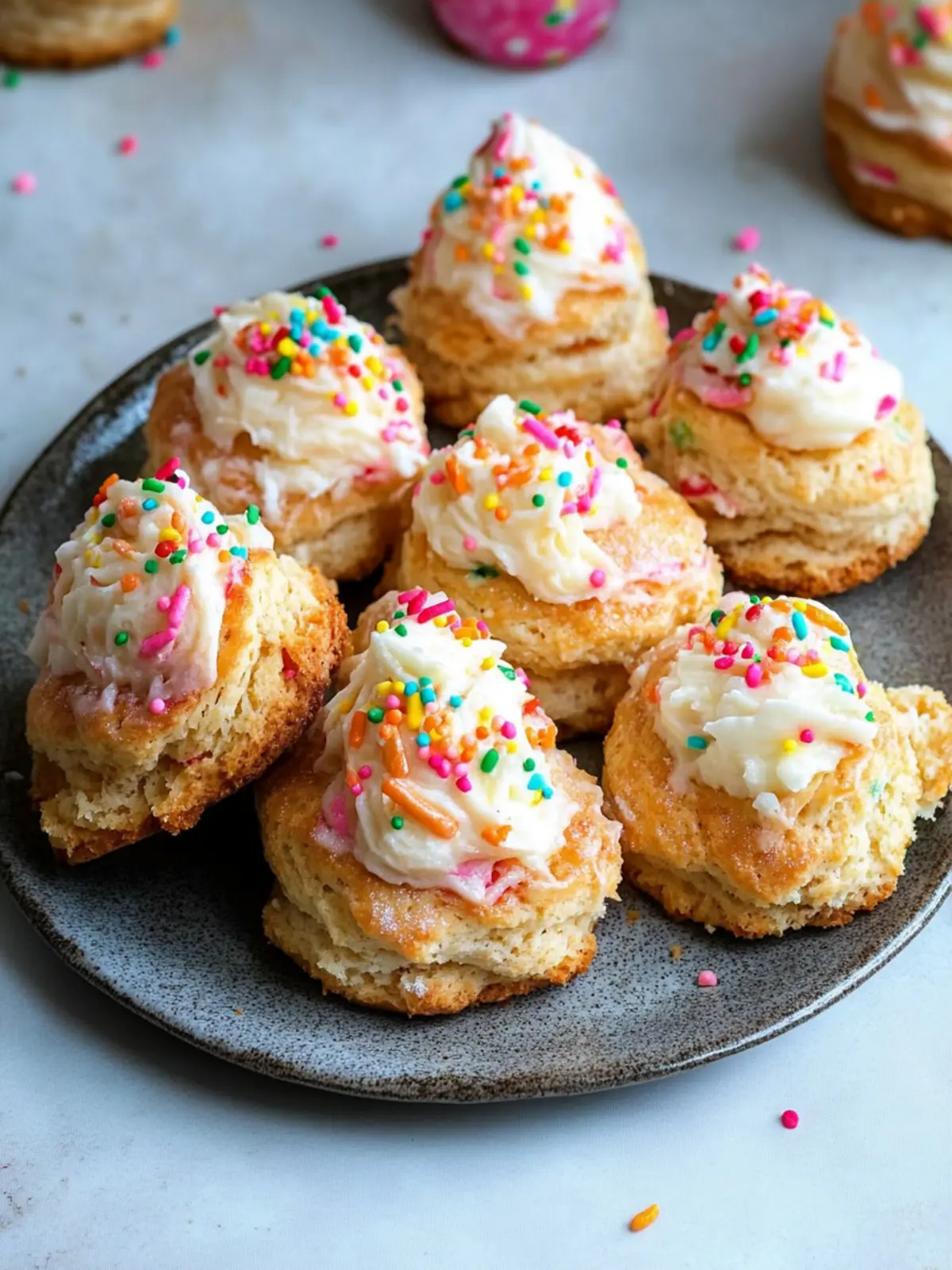 Delightful Birthday Cake Scones Ready in Just 40 Minutes Birthday Cake Scones
