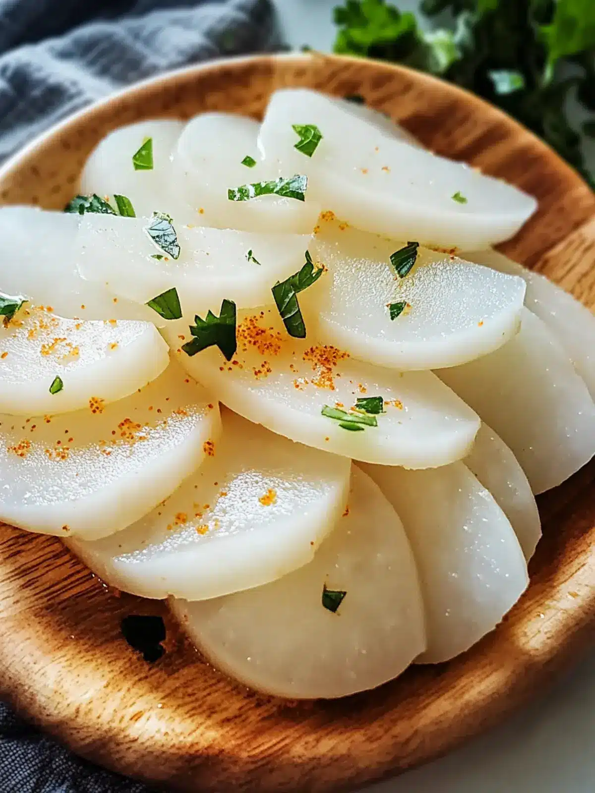 Sliced Jicama