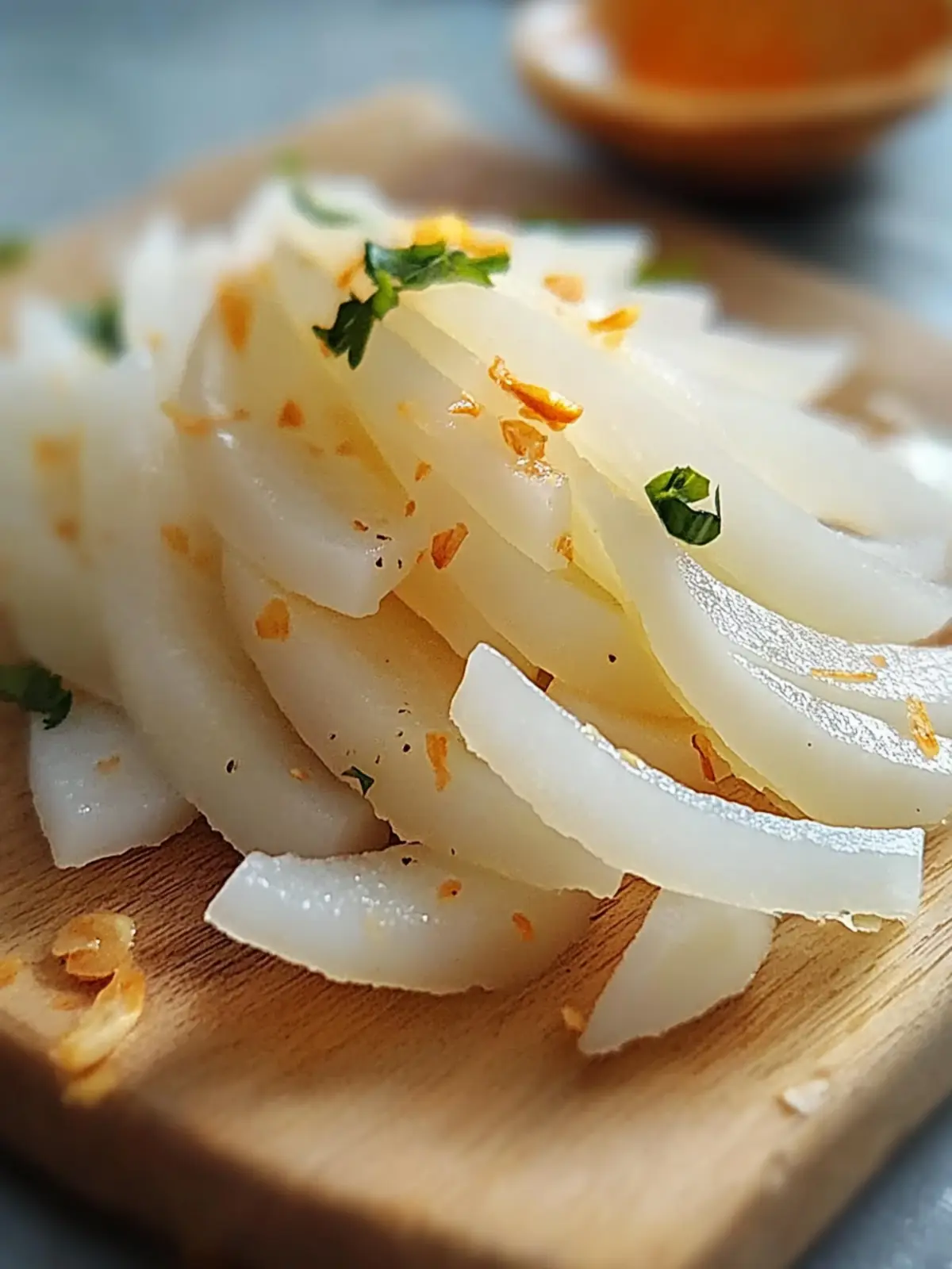 Sliced Jicama