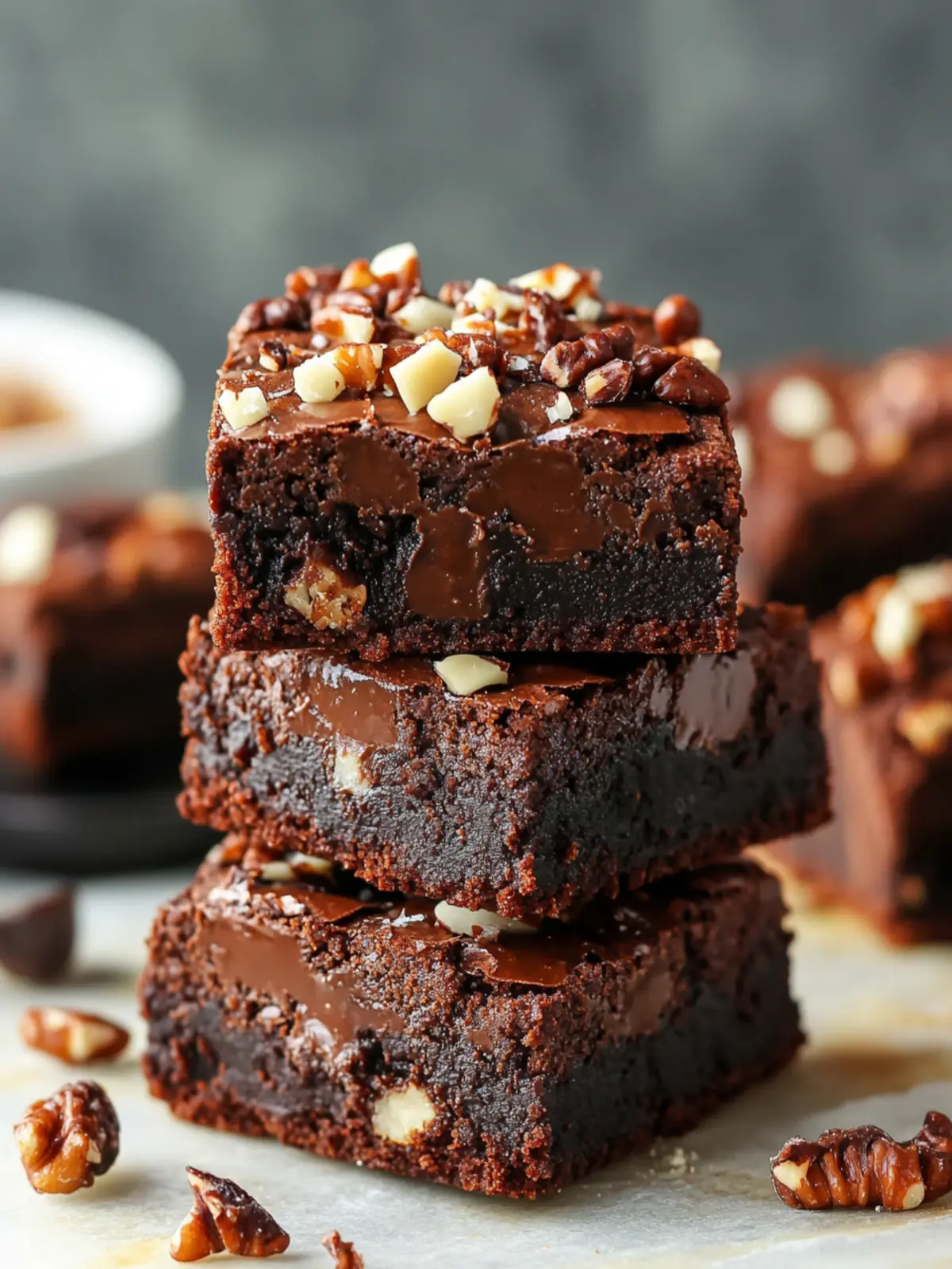 Decadent Refined-Sugar-Free Turtle Brownies You'll Love Refined-Sugar-Free Turtle Brownies